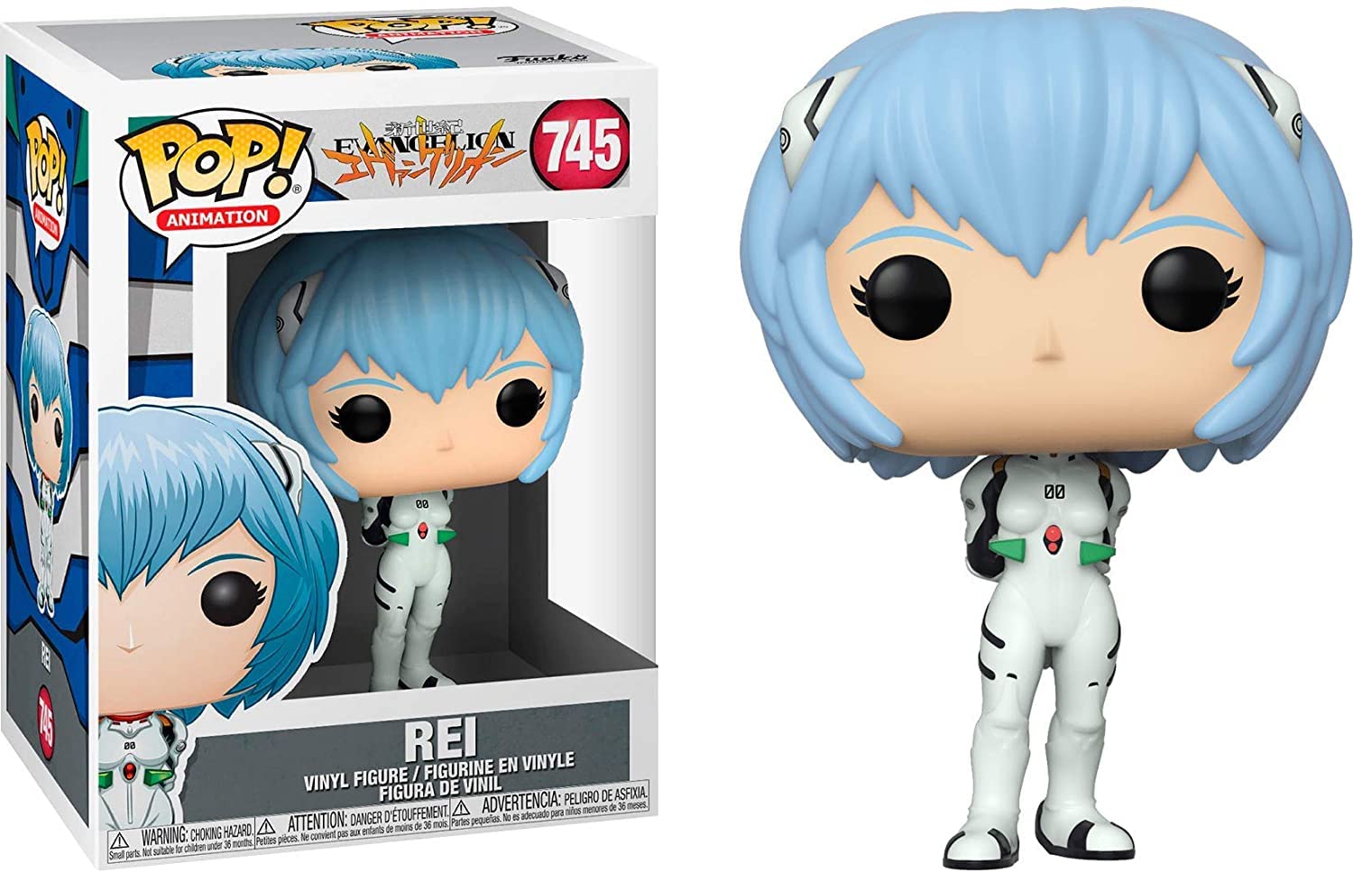 Amazon.com: POP Evangelion - Rei Ayanami Funko Vinyl Figure